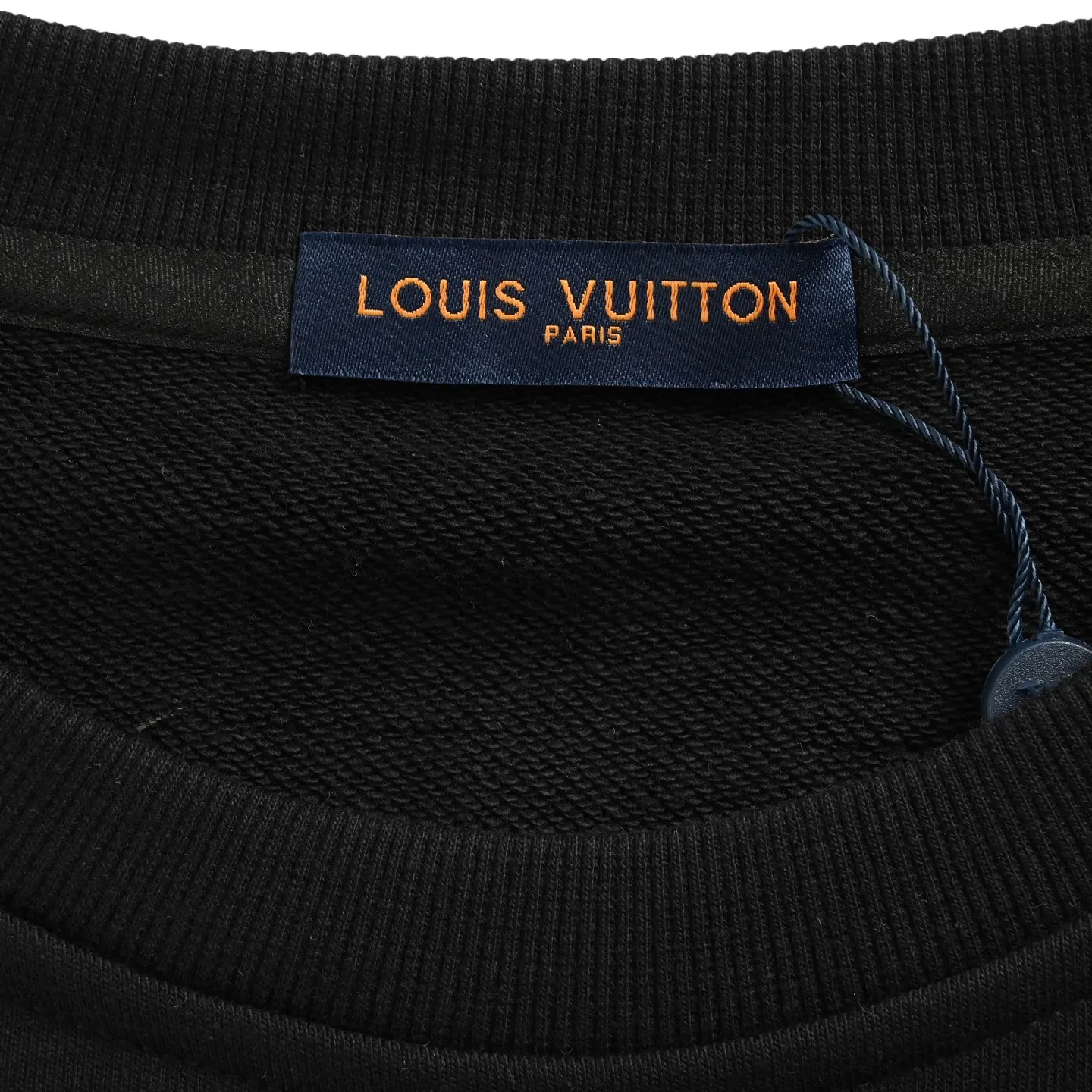 Louis Vuitton/Louis Vuitton 25Fw silicone letter logo round neck sweatshirt